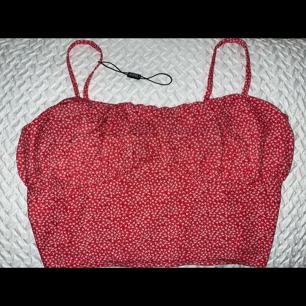 Red Crop Top